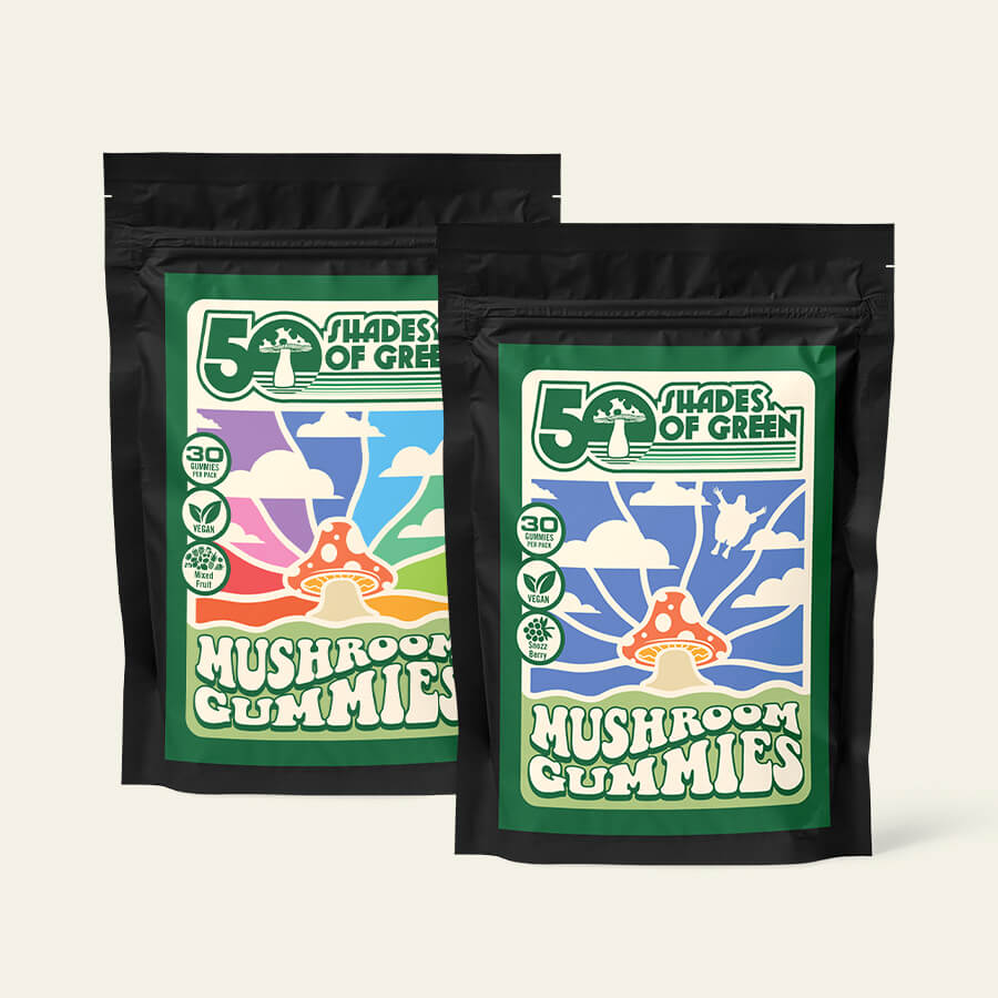 50 Shades Of Green Mushroom Gummies
