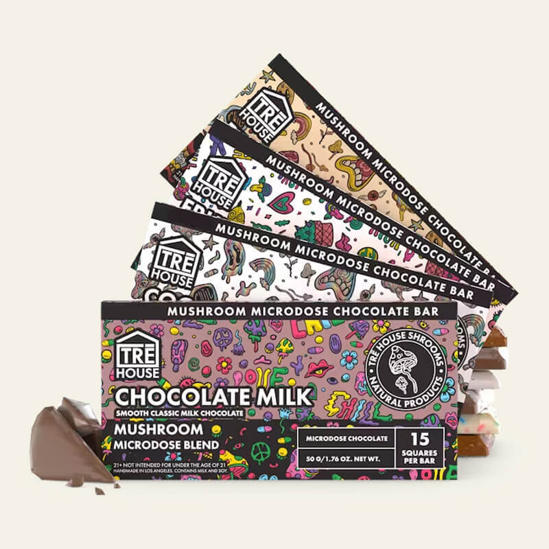 Tre House Mushroom Chocolate Bars
