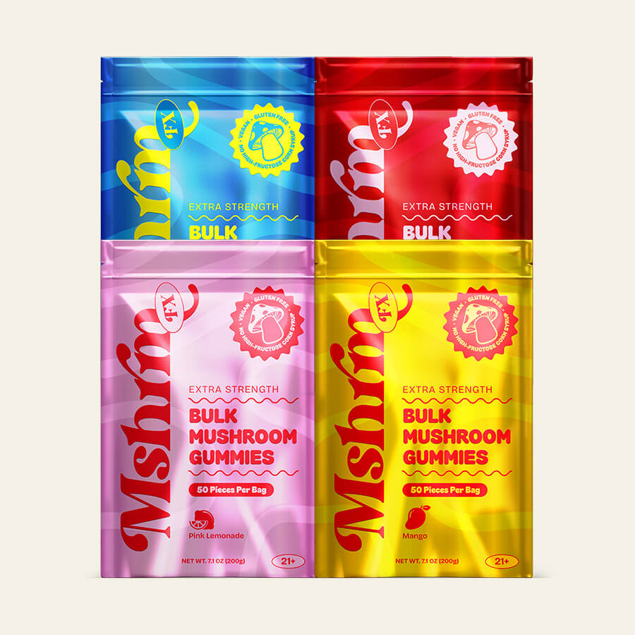 MshroomFX Bulk Mushroom Gummies — 50 Gummies Per Bag