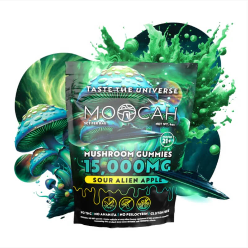 Sour Alien Apple - Moocah Gummies