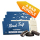 Save nearly $23 with Road Trip Cookies & Cream Bulk Mushroom Chocolate Bar 4-Pack.