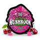 TRĒ House Sour Cherry mushroom gummies, extra-strength 10 count bag, highlighting upgraded formula and bold sour cherry flavor.