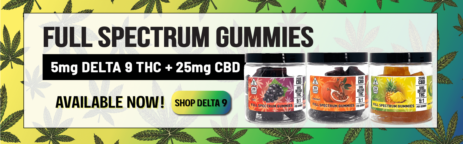 Full Spectrum Delta 9 thc Gummies