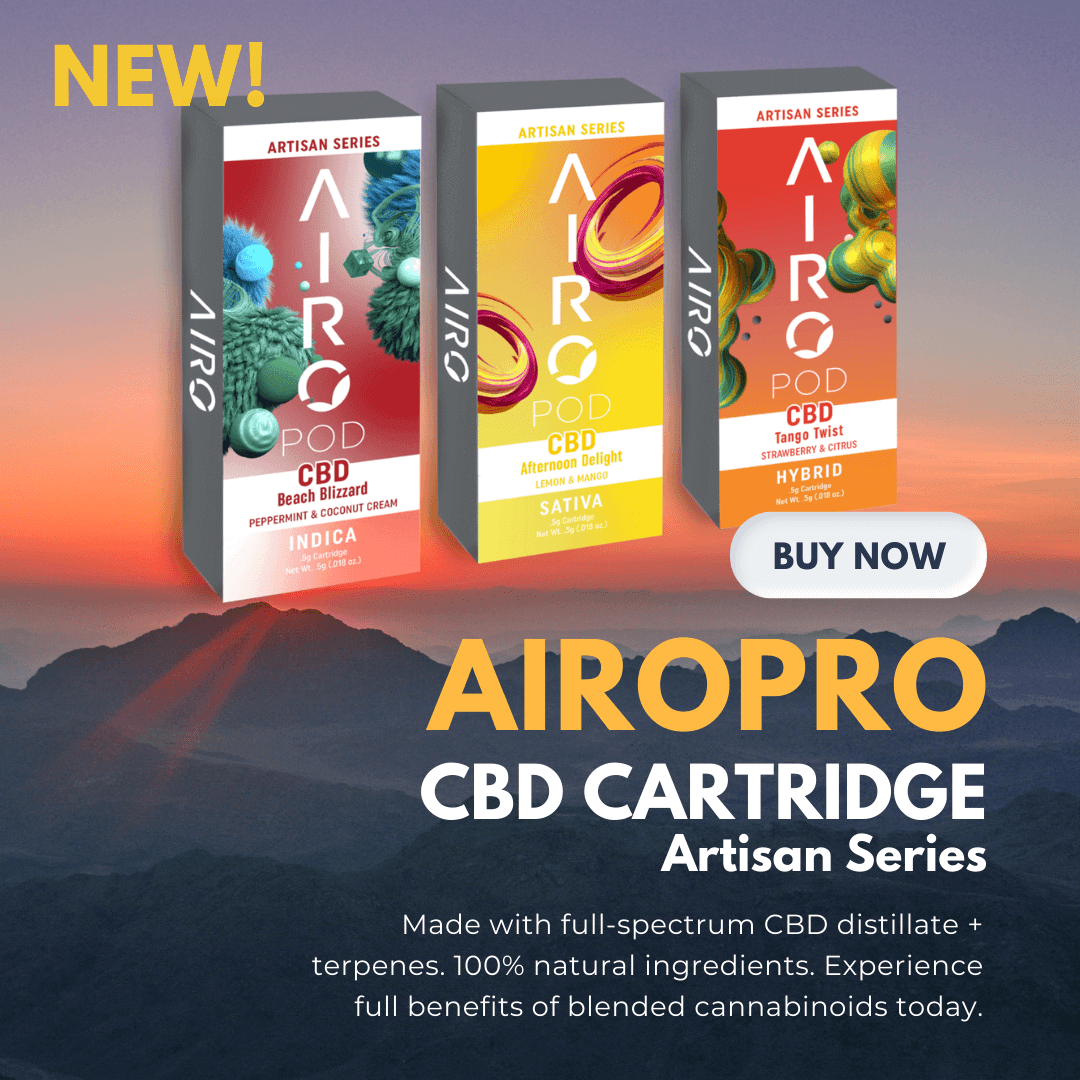 AiroPro Battery CBD Delta 8 THC Carts