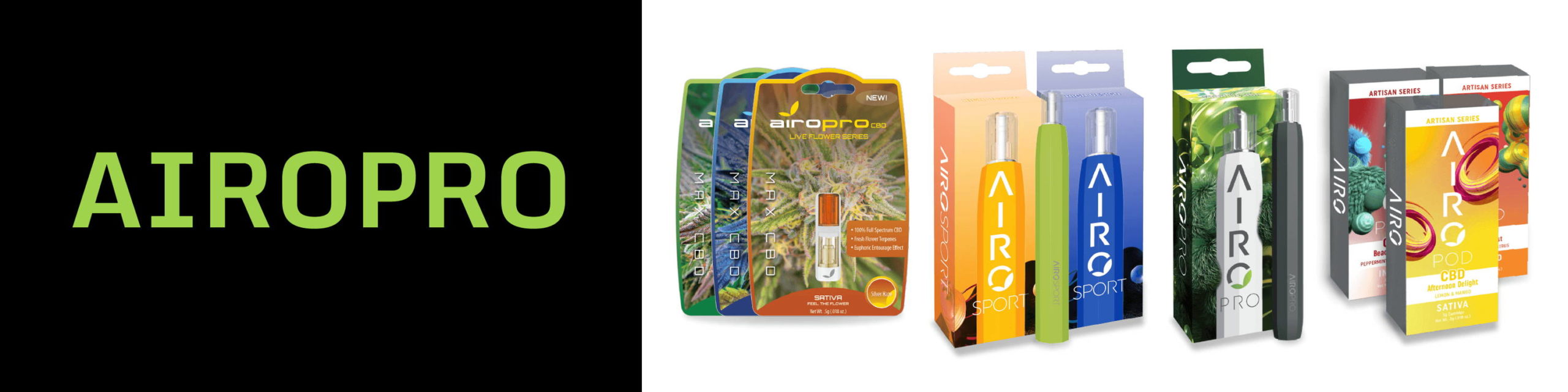 Airo Pro Battery CBD Delta 8 THC Carts