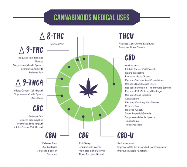 types of THC compared HHC THC DELTA8 THCO on 50 Shades of Green Legal CBD NE