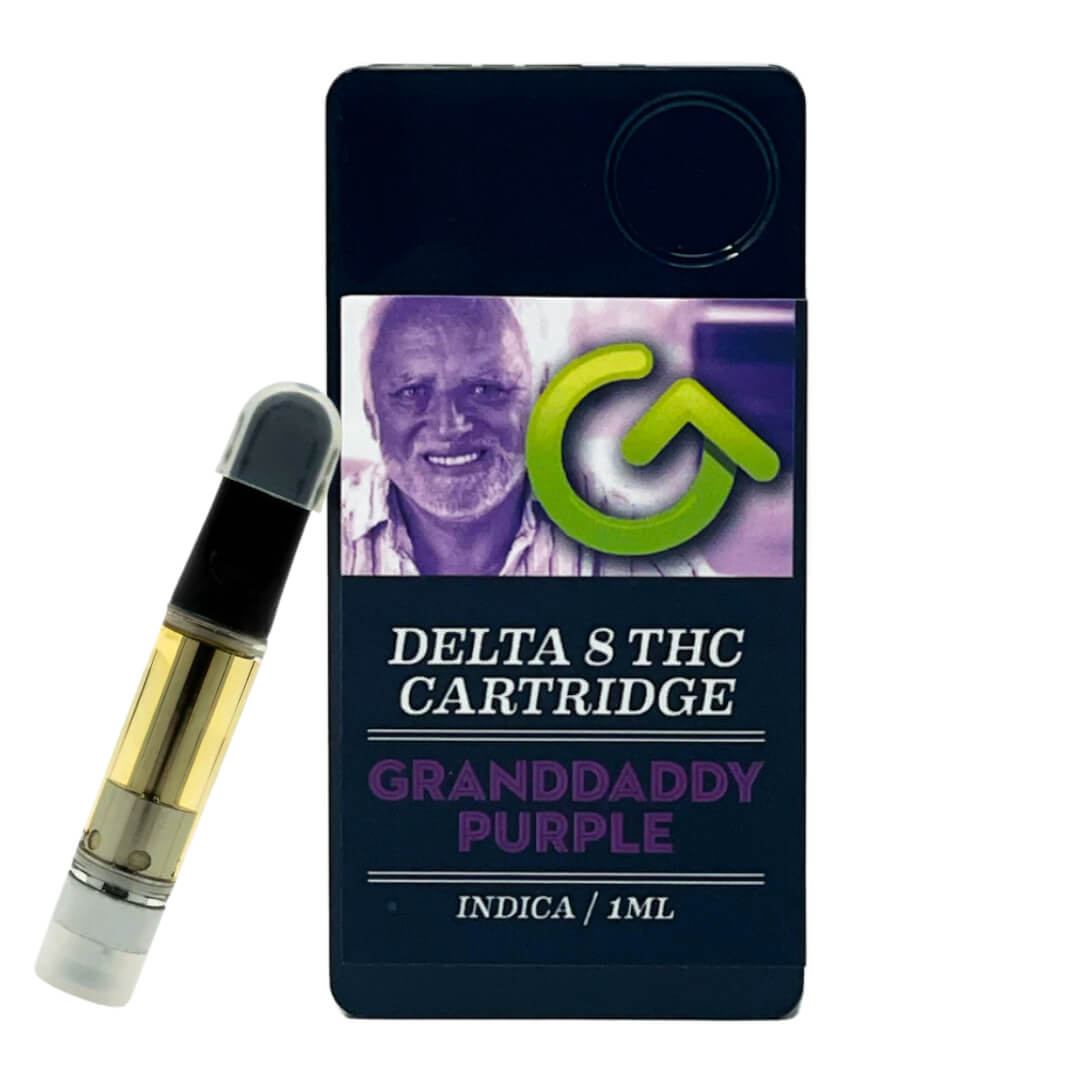 Indica carts from GOOD CBD are recognized by 50 shades of green as some of highest quality you can purchase online