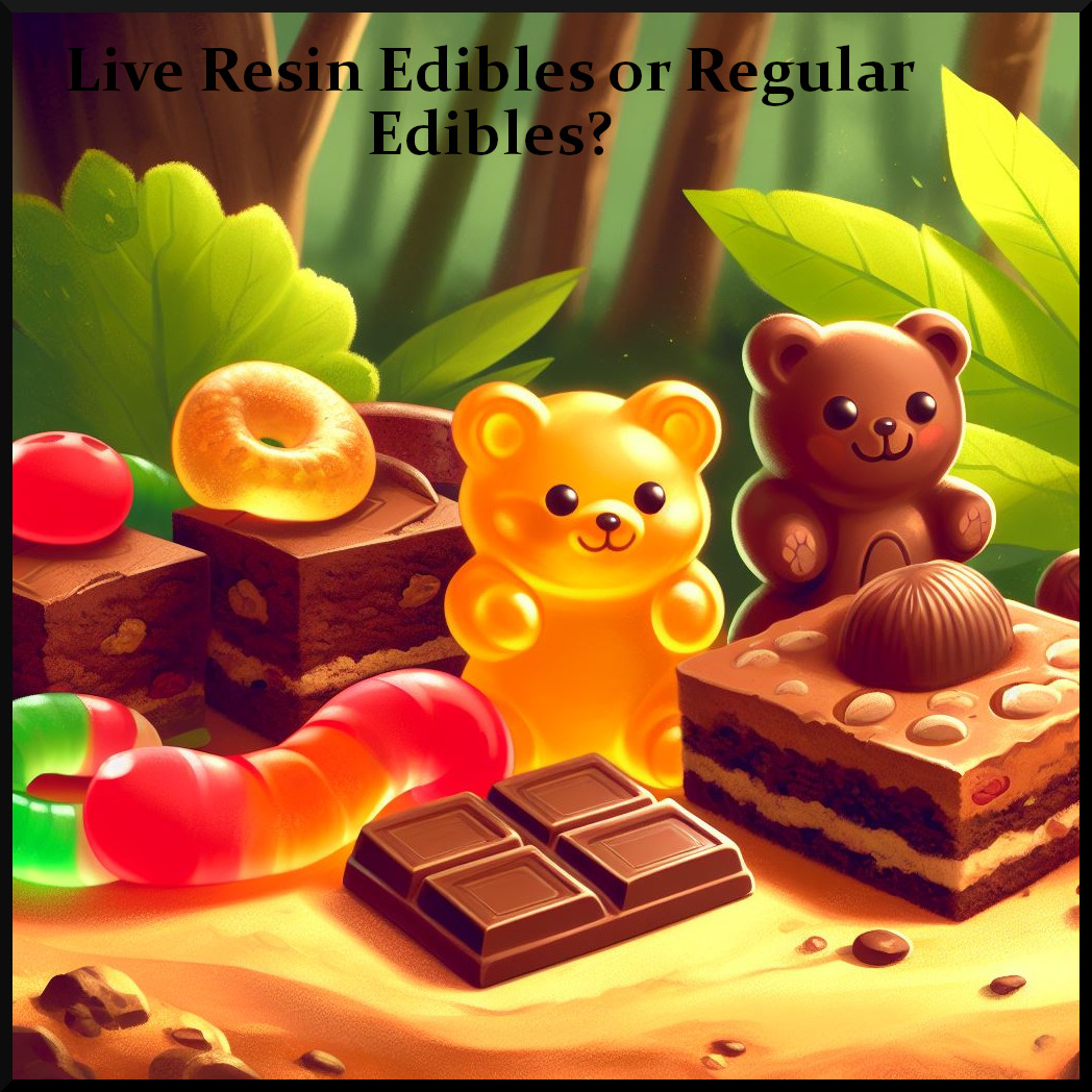 live resin edibles vs regular edibles