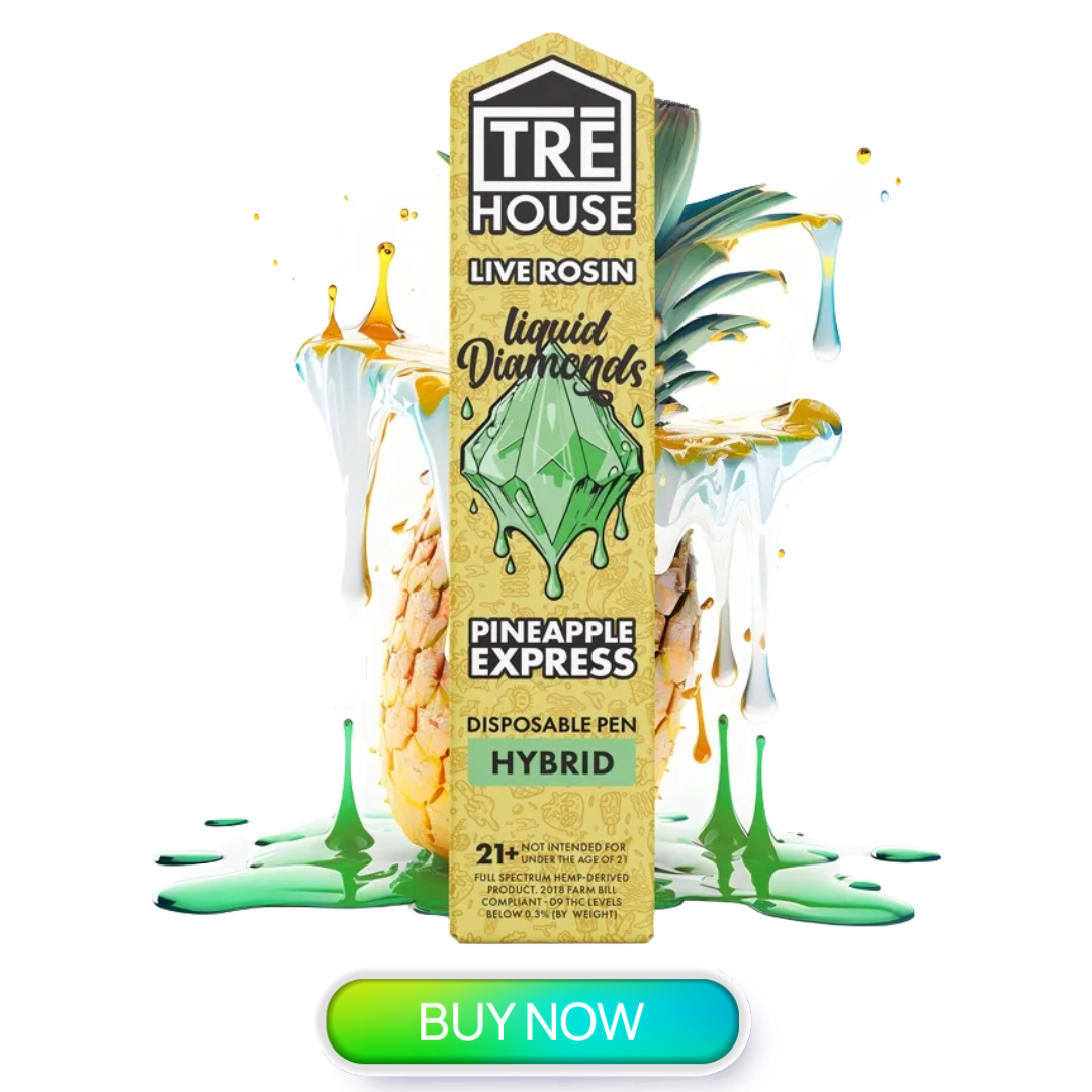 Trehouse liquid diamonds vape disposable delta 8