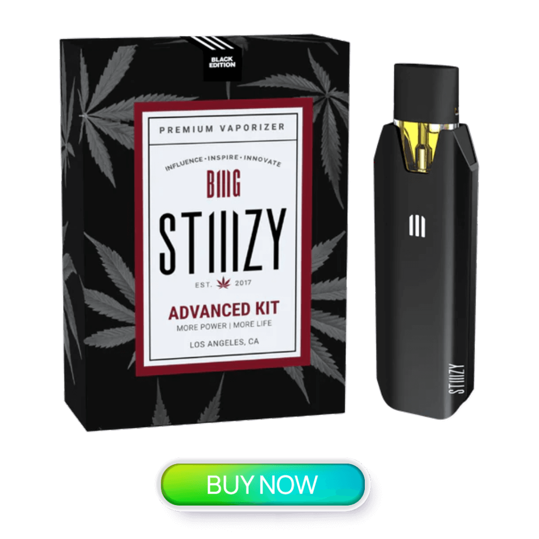 stiiizy big battery review 50 shades of green thca